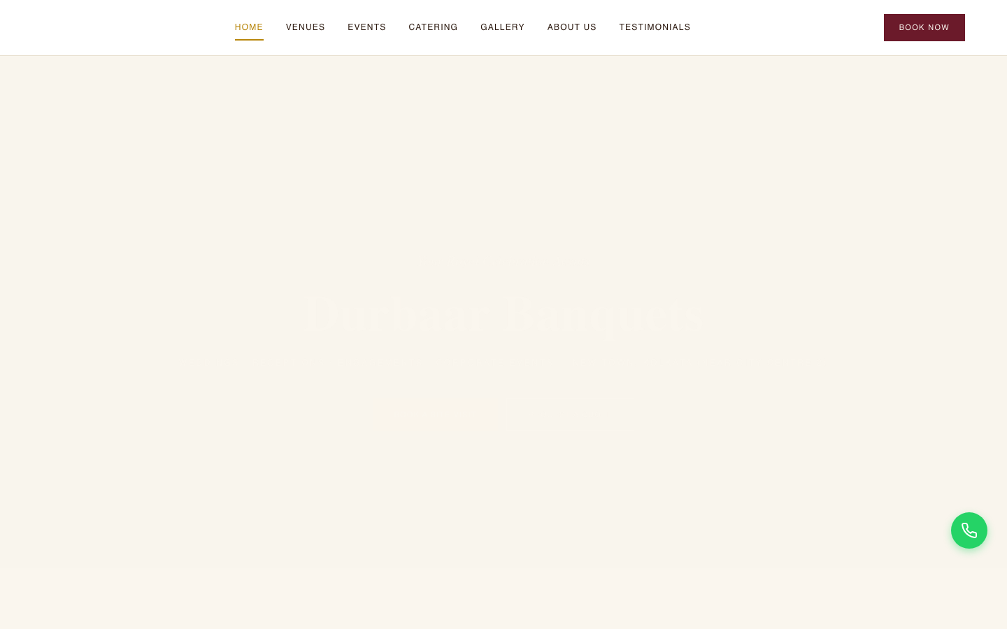 Darbhaar Banquet Redesign